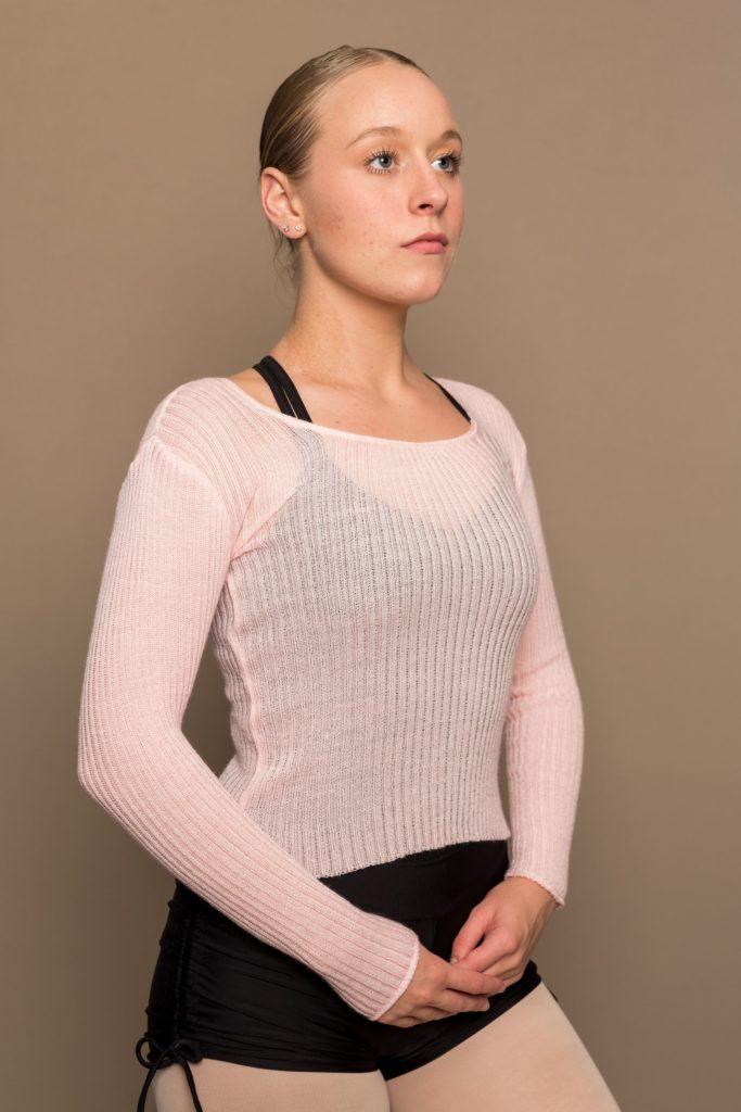 Pink Spandex Cotton Ballet Jersey